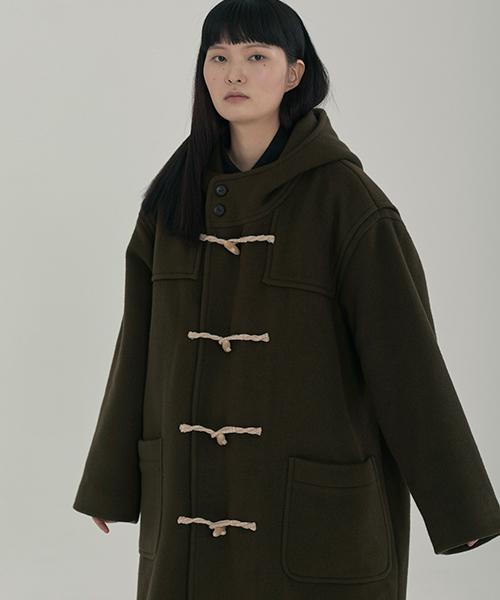 Malen Unisex Duffle Coat Khaki