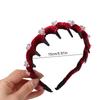 Korean Style High Cranial Top Headband Toothed Face Wash Hairband Non-slip Hair Hoop  Travel