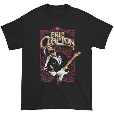 Retro Eric Clapton Singer Graphic TShirt Unisex Black Full Size NZ317