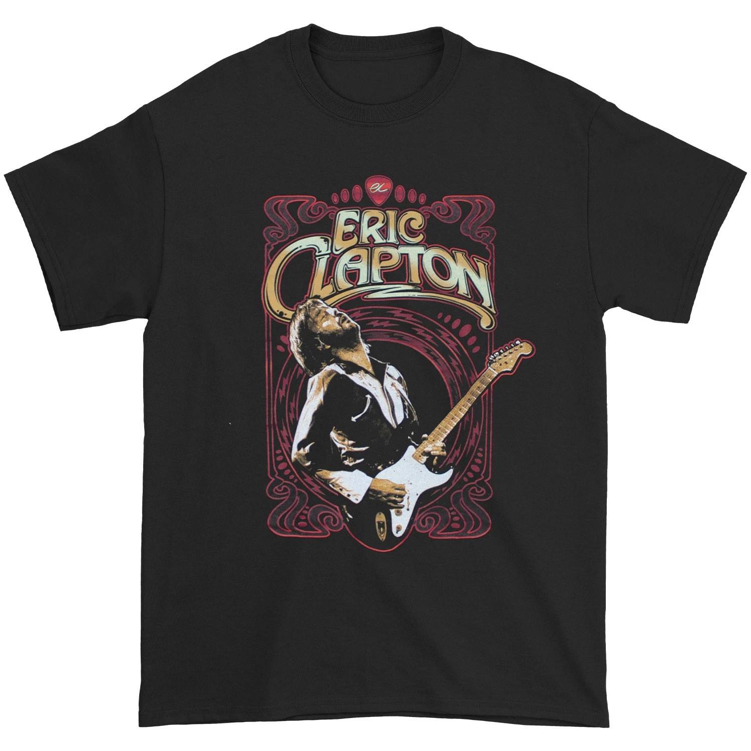 Retro Eric Clapton Singer Graphic TShirt Unisex Black Full Size NZ317 S