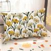 Floral Pattern Rectangle Pillowcase Suitable For Sofa Bedroom Car Pillow Cover Cushion Rectangular Back Cushion