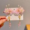 Chinese Style Tassel Hair Accessories for Girls - Hanfu Flower Pendant Headdress & Hair Clips