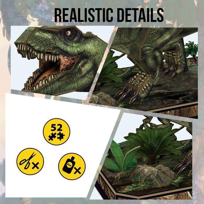 National Geographic, Puzzle 3D Tyrannosaurus Rex, Puzzle 3D Enfant, Puzzle Dinosaure, Puzzles 3D Modèles À Assembler