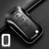 Leather Key Case for Volkswagen Models: T-Cross, Lavida, Lamando, Bora, Tiguan, Sagitar, Polo, Magotan, Passat, Tharu