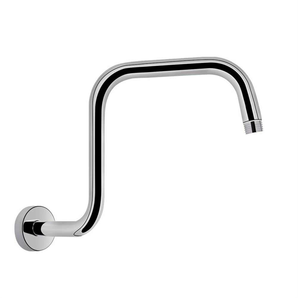 

13inch Silver Shower Bracket With Flange Ceiling Mount Shower Head Extension Easy Installation Resistant To Leaks серебряный