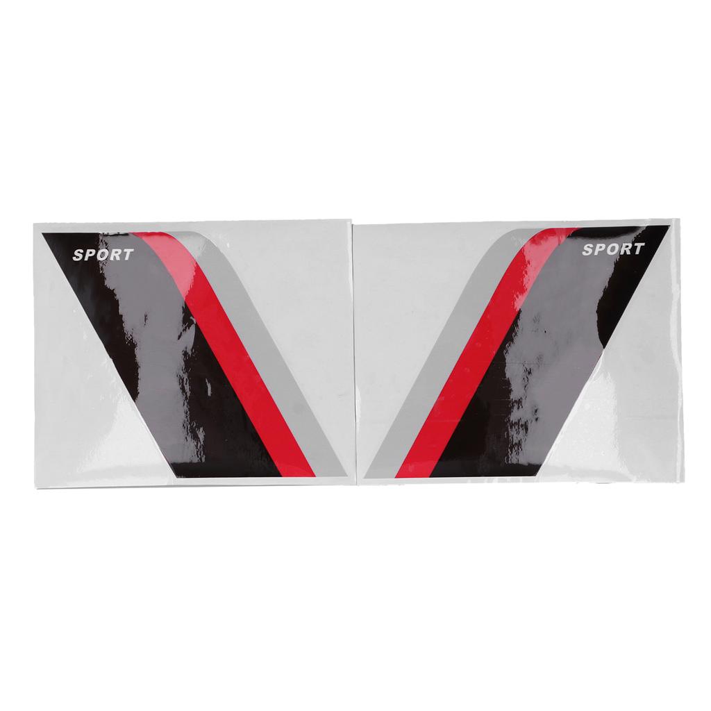 2pcs Car Body Sticker Universal Vinyl Sports Style 3 Colors Waterproof Decorative Stripe Decals for