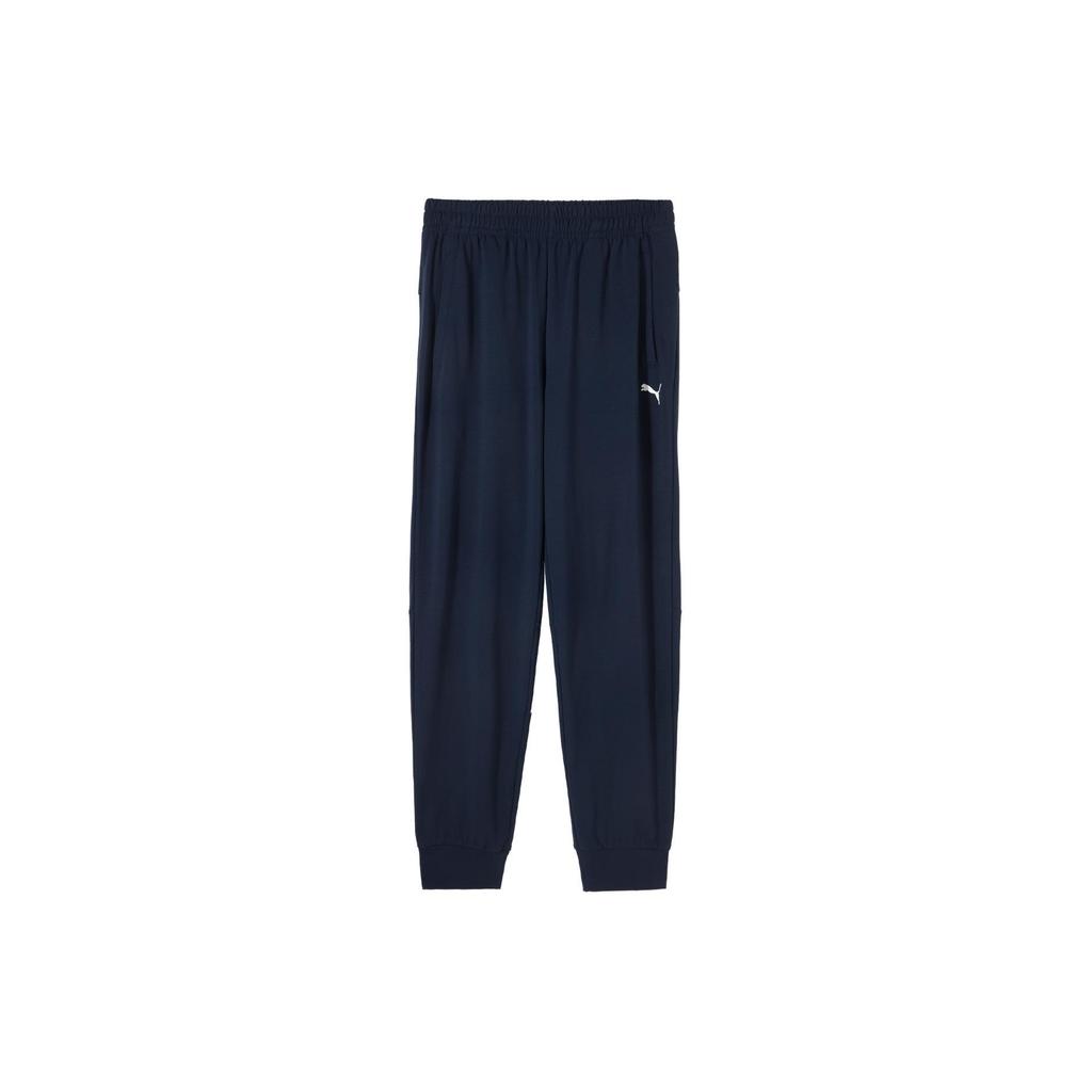 Puma Raining Pants Comfortable Casual Knitted Sports Trousers Unisex Pants Navy-Blue 527084-14