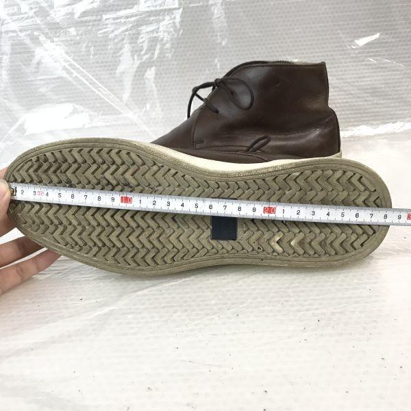 USED/Japan Premium Roos Kanga Roos Leather Chukka Short Boots 40 25.0 Brown Limited Japan