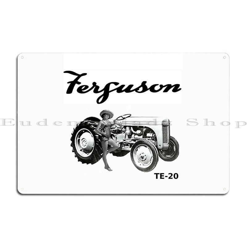 

Vladimirets T25 Old Tractor TractorPosterMF_01a Old Redbelly Metal Printing Decoration Cinema Create Tin Sign Poster 20x30cm（7.8x11.8inch）