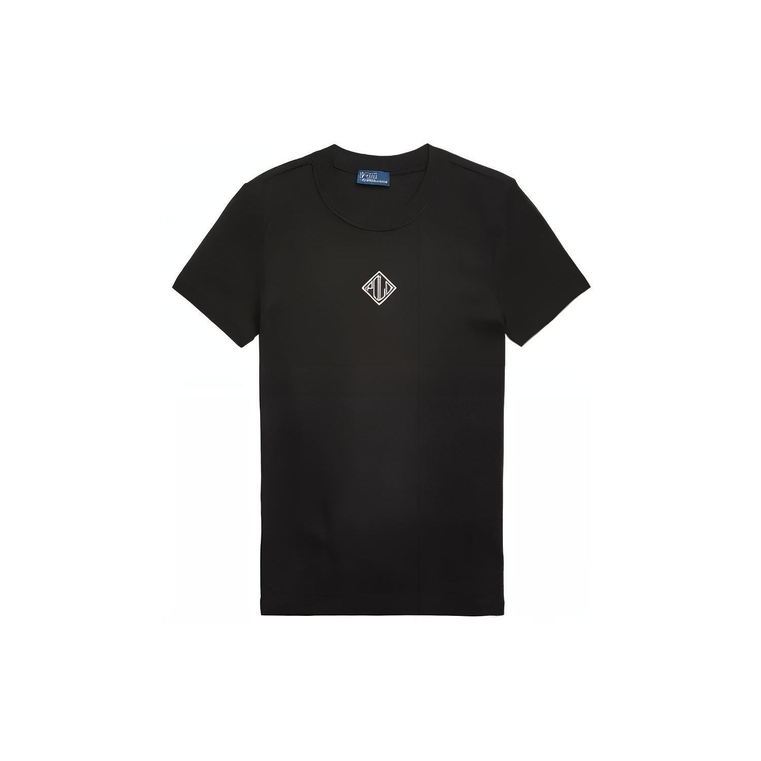 

Polo Ralph Lauren Logo Embroidered Jersey Tee Solid Color Crew Neck Fitted Short Sleeve T-Shirt Women Tops Black WMPOKNINCU20-871 S