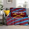 West Voetbalclub Deken Flanellen Deken voor bed, bank, Kamperen, Wandelen, Picknick Essentieel, cadeau voor familie Fan cadeaus