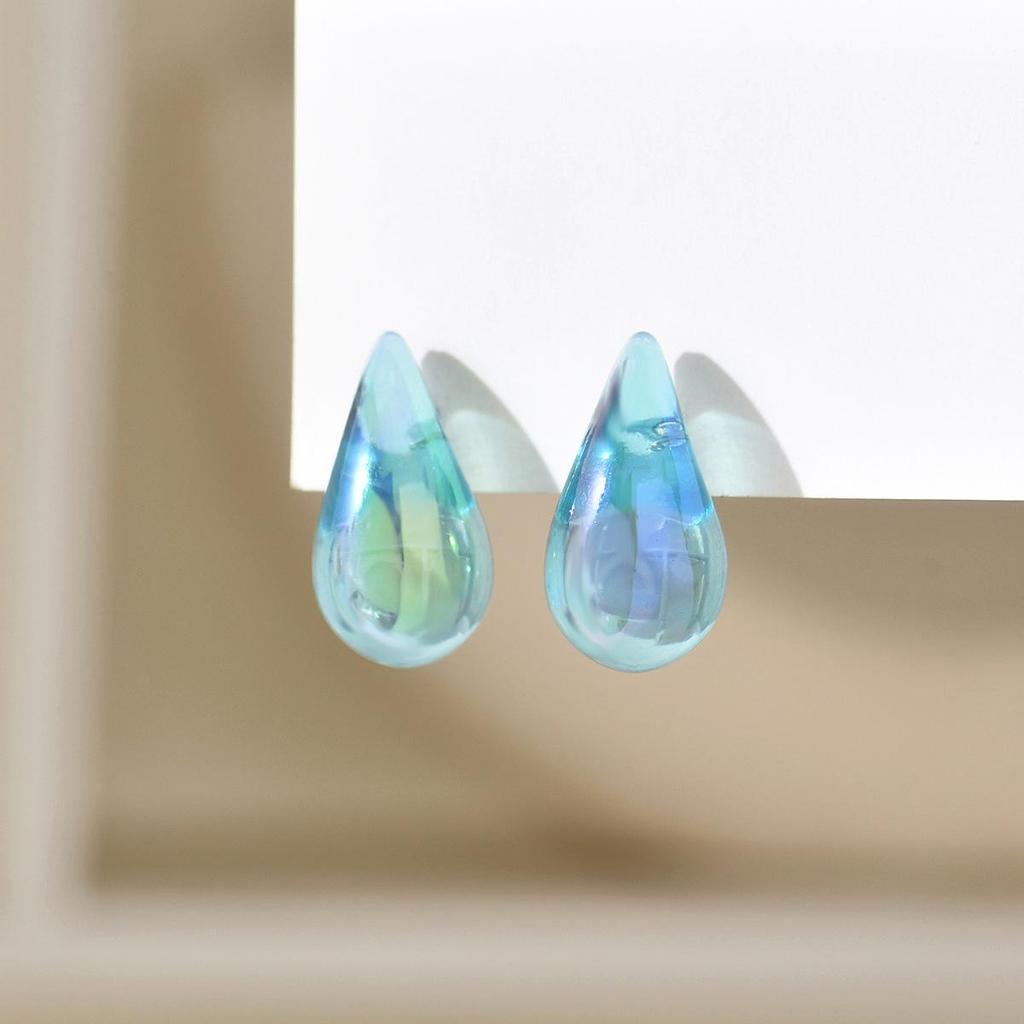 Plump Water Drop Acrylic Dangle Earrings - Simple & Fashionable Jewelry for Women