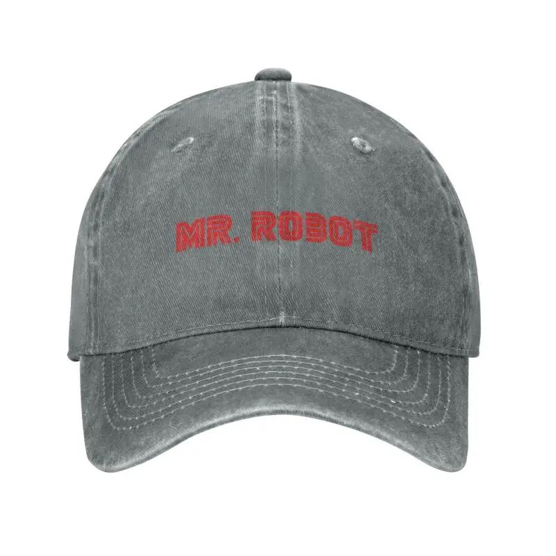 Punk Unisex Cotton Mr Robot Logo Baseball Cap Adult FSociety Hacker Adjustable Dad Hat Women Men Sun Protection