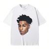 Rapper YoungBoy Never Broke Again Vysoce kvalitní Estetika Street Style Tričko s krátkým rukávem unisex Hip Hop Vintage Trička 80149