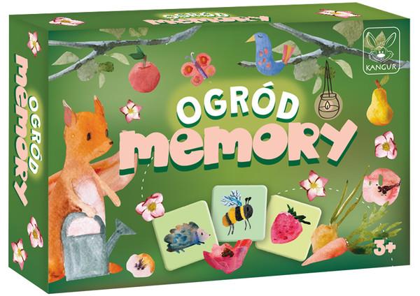 Garden. Memory game. Kangaroo