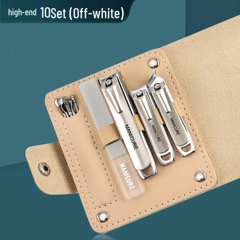 Luxury Home Nail Kit: Clippers, Scissors, Ear Spoon, Foot Care Knife, Paronychia Specialist