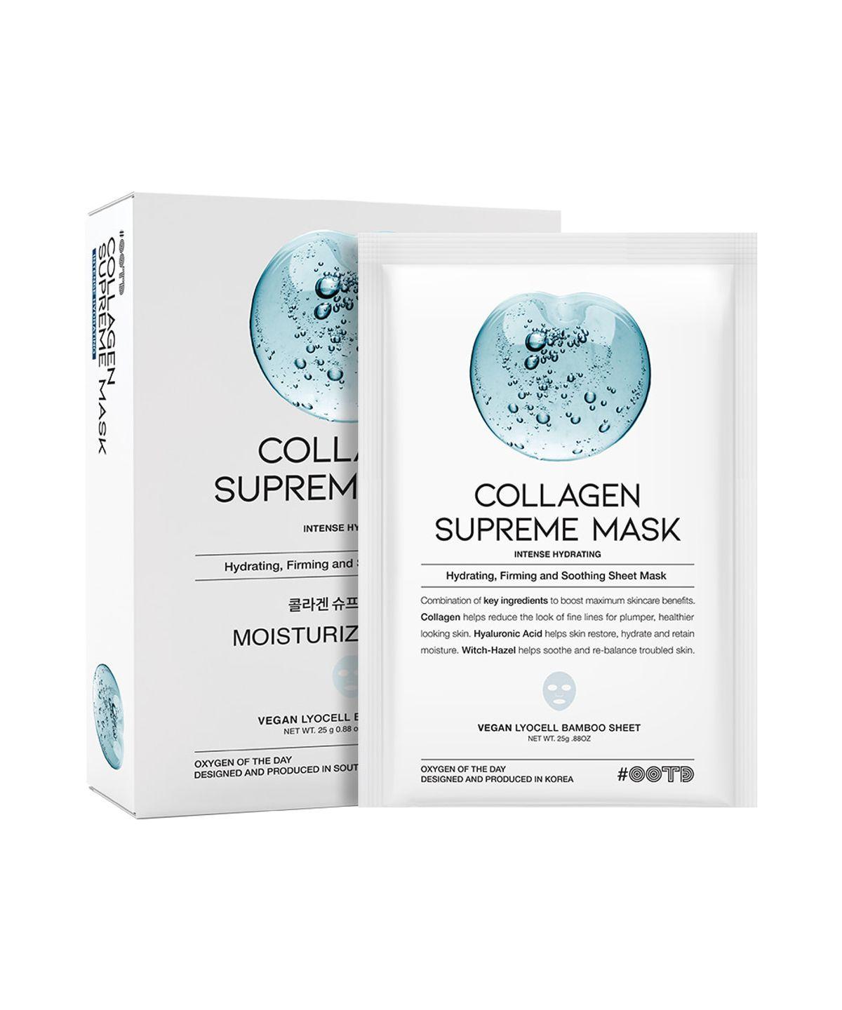 Collagen Supreme Moisture Elasticity Skin Texture Care Mask (10 Sheets)