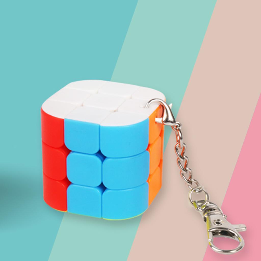 Magic Cube 2x2 3x3 4x4 5x5 pyramid MINI Key Chain stress-relieving puzzle professional smooth speed game children's toy gift