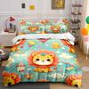Whimsical Lion Dreams Parade! Bedding Sets Duvet Covers Pillowcases(1* Duvet Cover 2* Pillowcases Without Duvet Insert)