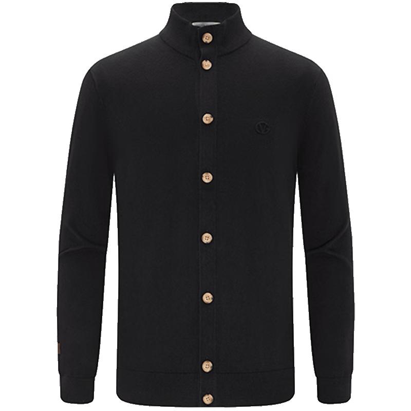 

Giovanni Valentino Men s Stand-Collar Knit Cardigan L
