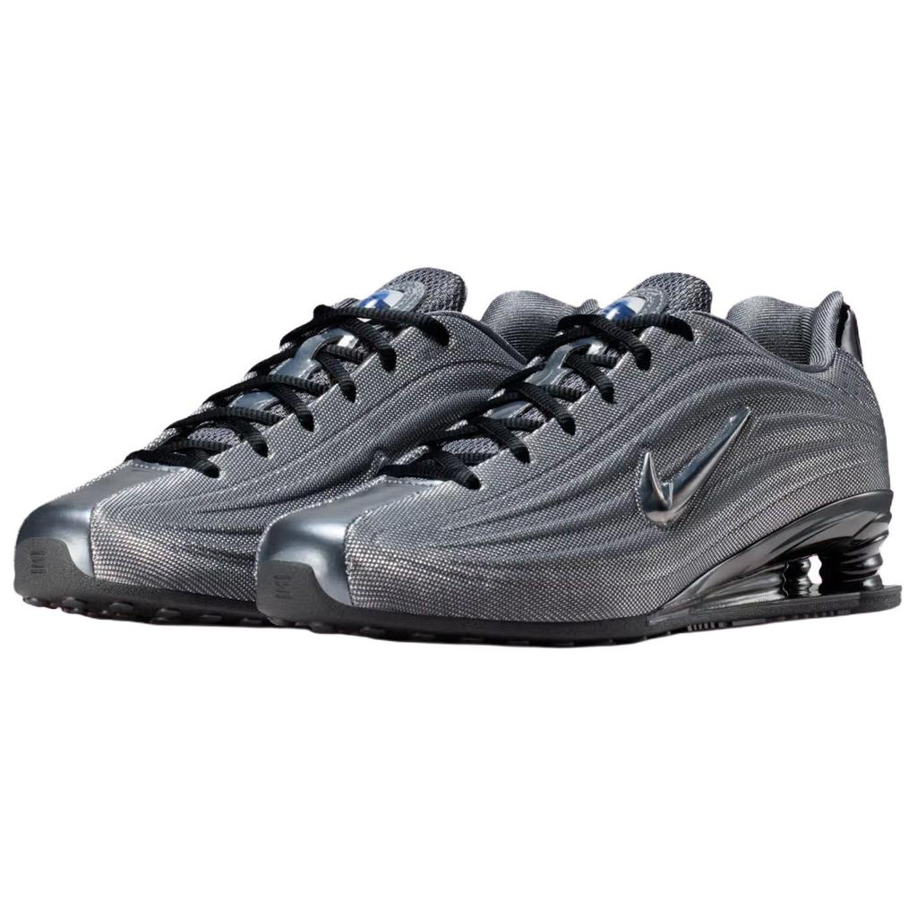 Nike X Naked Copenhagen Shox Z Coupe Confortable Chaussures de Style Baskets Unisexe Gris Argenté IO9319-001