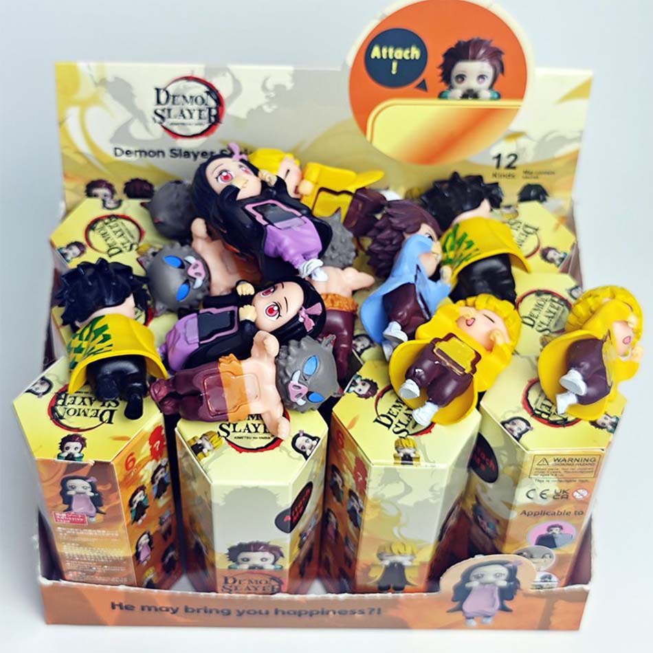 Neue Party Engel Dämonenjäger Serie Blind Box Auto Dekoration Desktop Computer Bildschrim Hand Mode Spielzeugpuppe Geburtstagsgeschenke