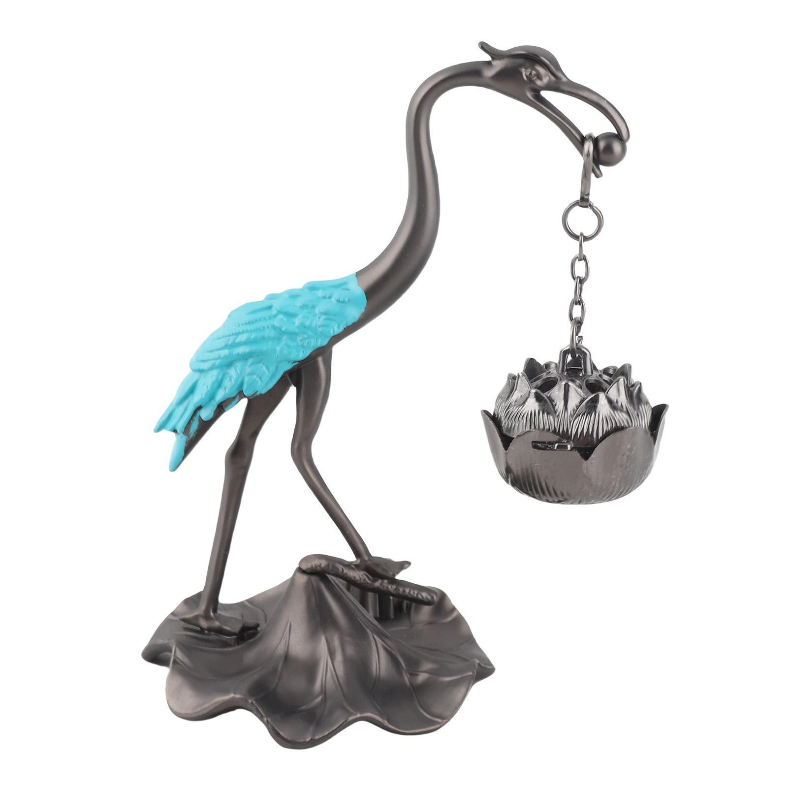 

Подвесная курильница в виде журавля, инновационная, элегантная, декоративная, благоприятная, держатель для благовоний