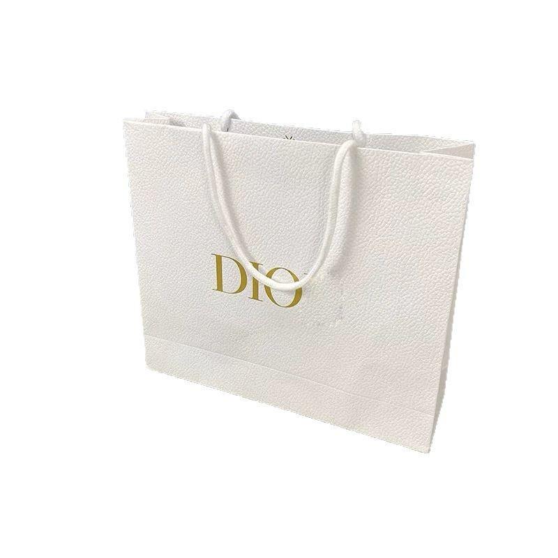 Weißes Geschenkbox- und Tasche-Set für Schals und Kleidung