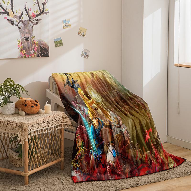 Cartoon Double-Sided Flannel 3D Digital Printing Blanket Blanket