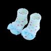 Cartoon Stripe Mesh Bow Baby Socks - Cute European & American Style