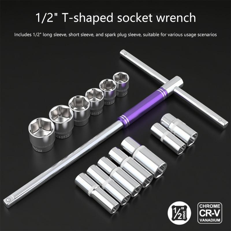 Telescoping Lugs Nut Wrench Spanner Set With 300Nm Torques Capacity Ergonomic Handle For Car Tire Maintenance And Repair