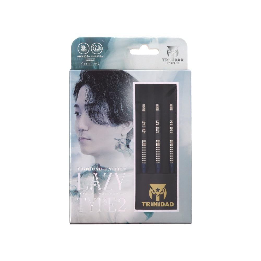 TRiNiDAD UNIFIED LAZY Typ 2 2BA Dartpfeil-Set     Terumune Matsuyoshi Signaturmodell