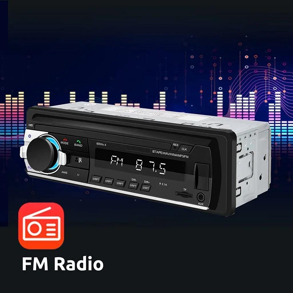 Car Mp3 Player Stereo Radio FM Input Receiver Car Sound System USB Factory Direct Sales Card Insertion Radio with Car Bluetooth