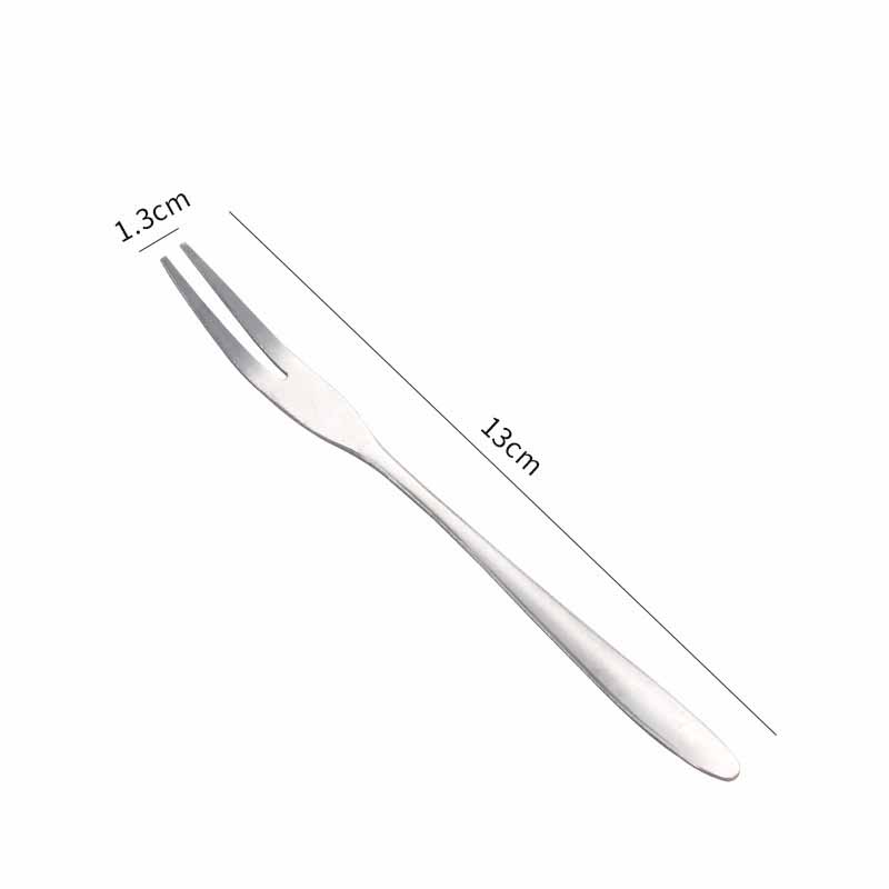 10/20PCS Stainless Steel Reusable Dessert Forks Set - Mini Cake & Fruit Forks Kitchen Restaurant Hotel Party Supplies