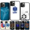 EMT Fireman Fire Rescue Coque Shell For iPhone 17 Air 15 16 14 13 12 Pro Max 11 Pro Max Plus Phone Case Cover