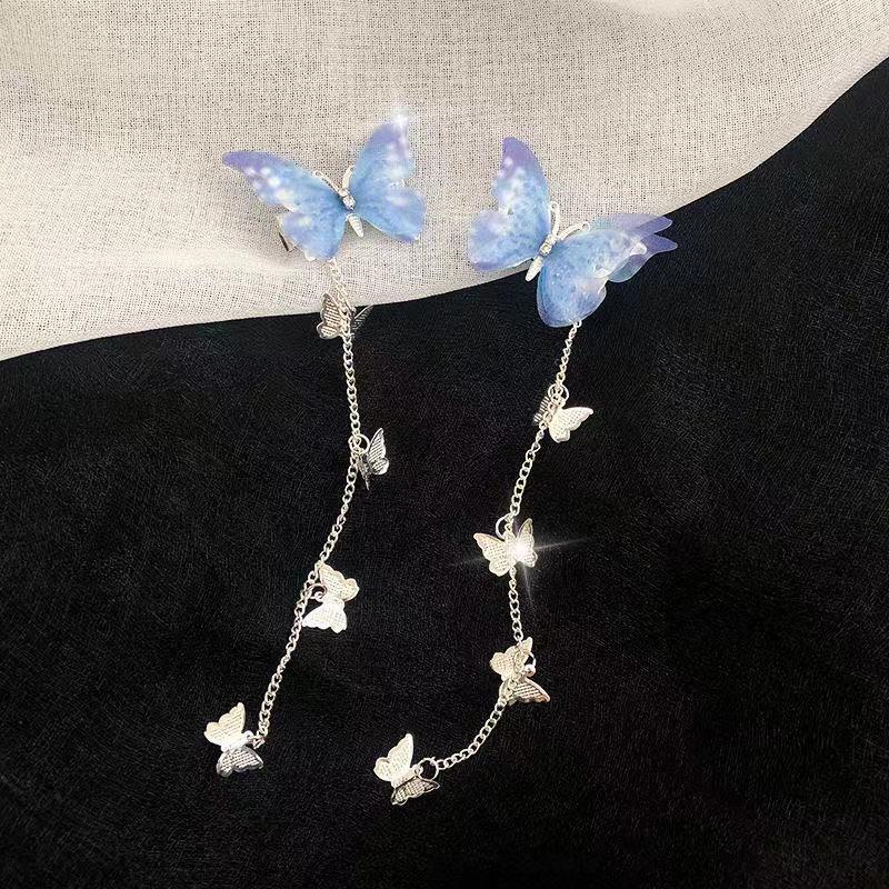 Ancient Style Hanfu Headdress Tassel Hairpin Set - Fairy-Inspired Chinese Costume Hair Accessories for Women