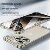 iPhone 16 Pro Max Metal Frame Case with 15 Lens Film, No Back Panel