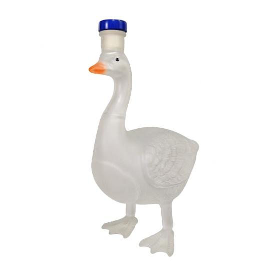 Goose Shape Whiskey Bottle Decanter 3D Bird Liquor Glass with Frosted Stopper