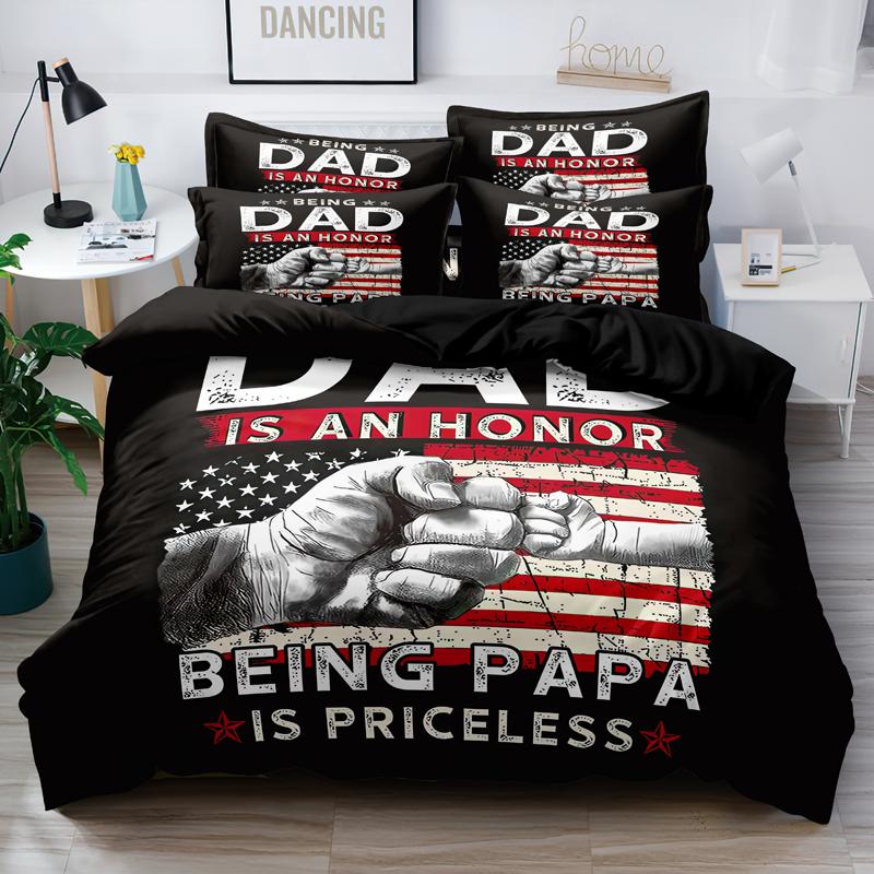 3-Piece Simple Modern Skull Animal Pattern Digital Printed Down Duvet Cover Set,Bedding Set(1 Down Duvet Cover+2 Pillowcases)