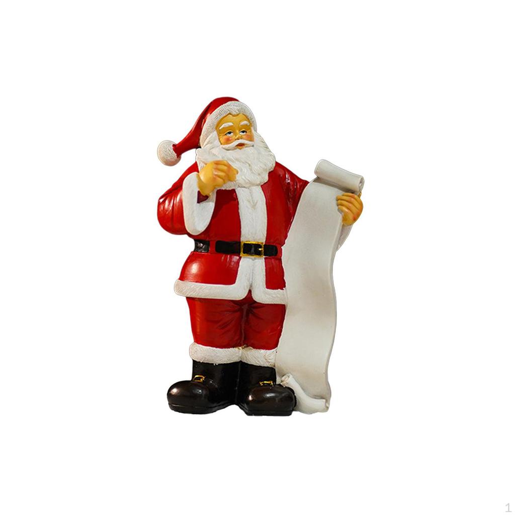 Festive Santa Claus Figurine for Home Decor