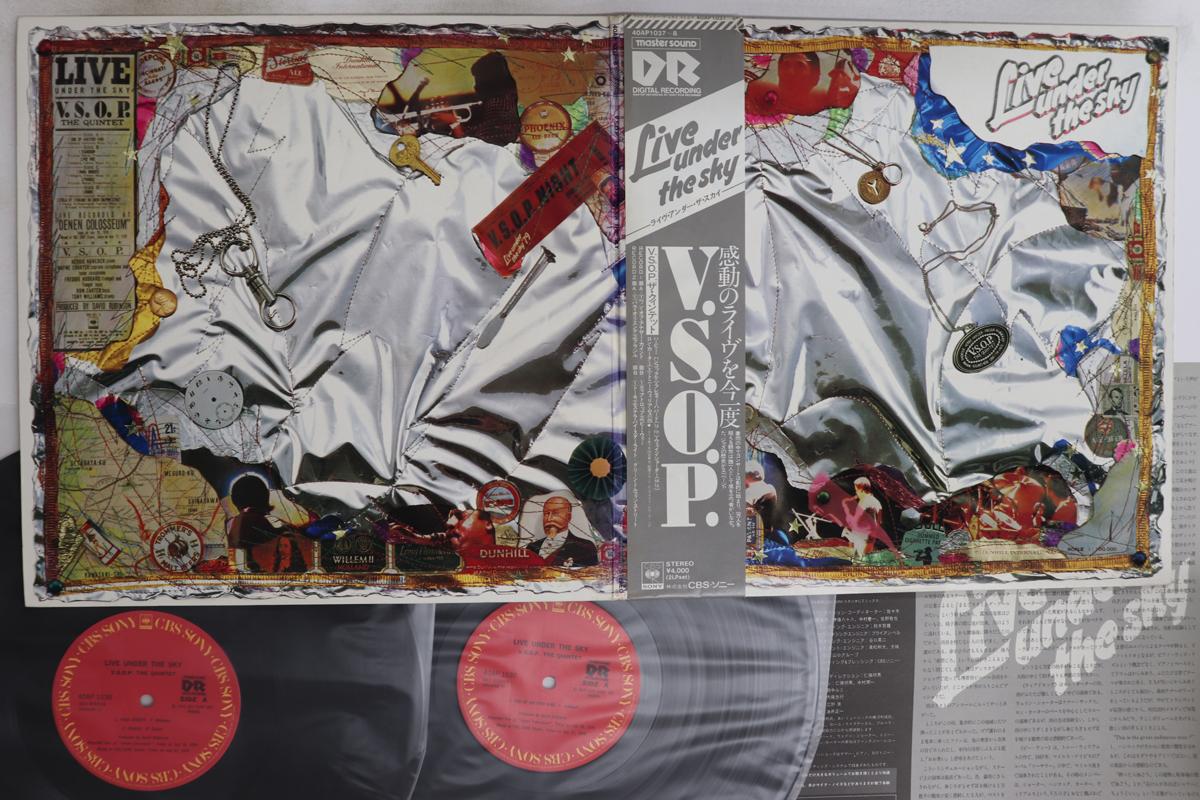 

LP Record VSOP - Live Under The Sky (- Master Sound) 40AP10378 CBS SONY 1979 Japan Obi Jazz Used