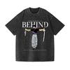 Jujutsu Kaisen Vintage Wash Japanese Design T-Shirt High-quality Streetwear Is Suitable for Both Men and Women