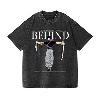 Jujutsu Kaisen Vintage Wash Japanese Design T-Shirt High-quality Streetwear Is Suitable for Both Men and Women