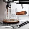 Coffee Extraction Glass Cup with Engraved Measure, High Temperature Resistance, Italian Espresso Oz Cup, Durable, Double Mouth,