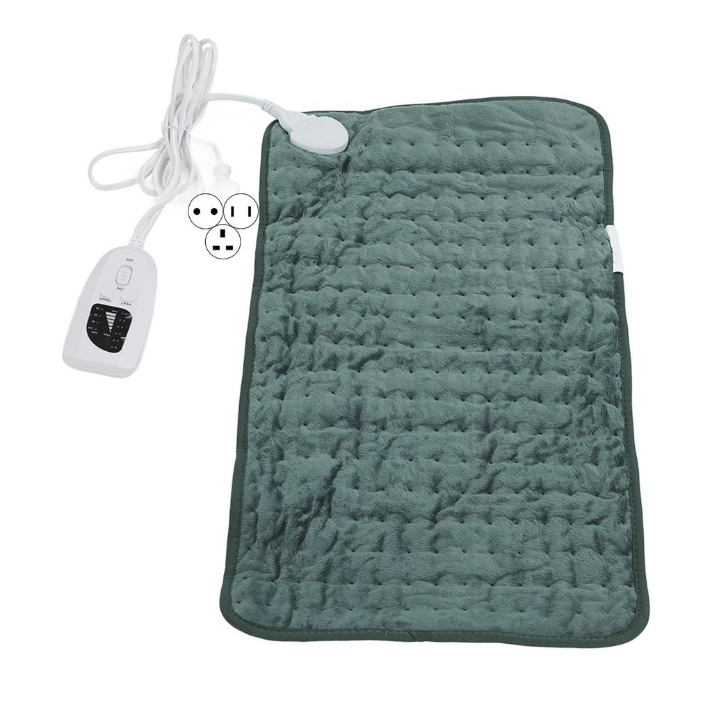 Back Electric Heating Pad 6 Levels Rapid Heating 60x30cm Soft Plush Heating Pad for Home Office Trav