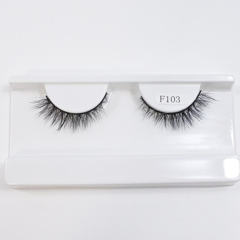 8mm-12mm Natural Mink Lashes New Arrival Short Wispy 3d Mink Eyelashes Wholesale Makeup & Beauty Cat Eye Lashes