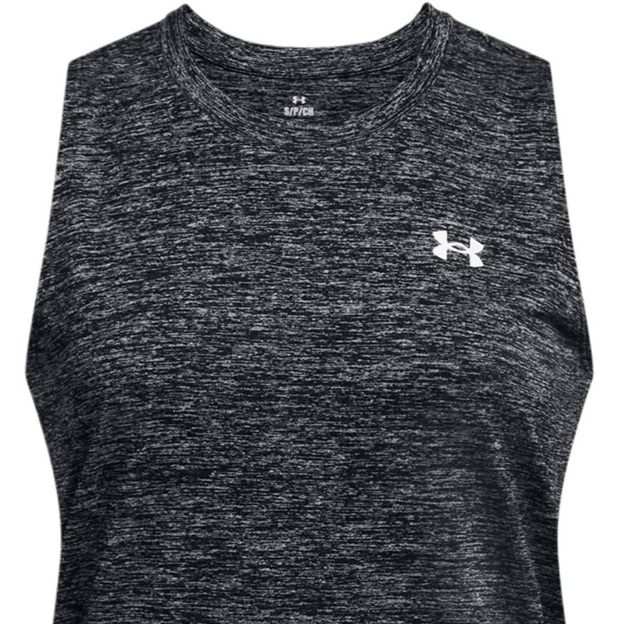 Under Armour Ua Tech™ Solid Logo Crew Neck Tank Top Women Tops Black 1383656-001