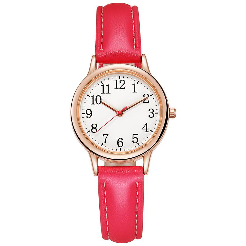 New Simple Digital Fashion Women's Quartz Watch Compact Belt Women's Watch Women's Watch