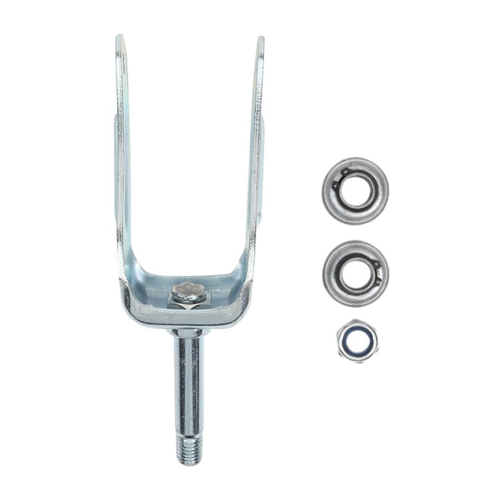 Steel Wheelchair Fork Wear-resistant Front Wheel Bracket with Bearing Wheelchair Front Wheel Support
