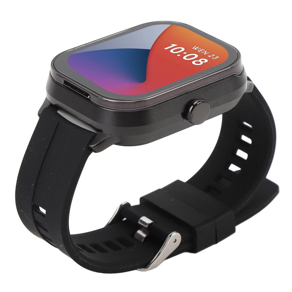 2 In 1 Smart Watch with Earbuds 2.01 Inch TFT Touch Screen Bluetooth Call Music Play Step Count Multi Function NFC